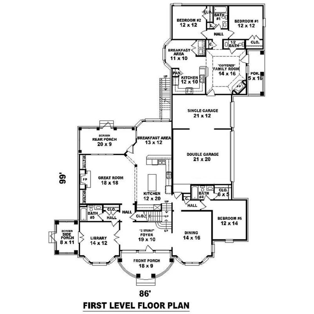 Floor Plan First Story of In-Law Suite Plan #170-1006